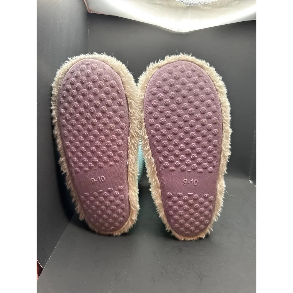 DISNEY Frozen Elsa Olaf Sequin Winter Boots Girls Size 9 - 10 (Bx 5)